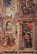 CRIVELLI, Carlo Annunciation with St Emidius fg oil